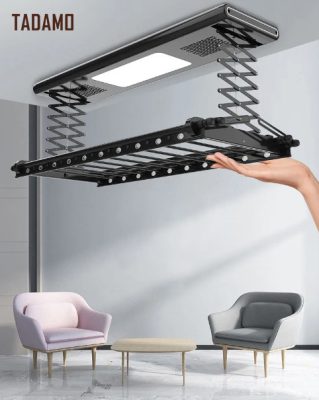 Giàn phơi điện tử LAN-133F linh hoạt điều chỉnh thanh phơi